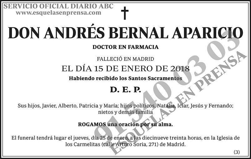 Andrés Bernal Aparicio